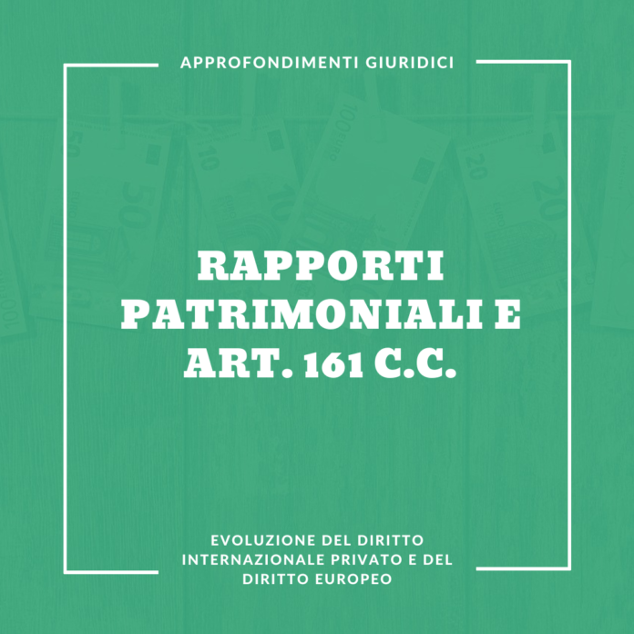 rapporti patrimoniali