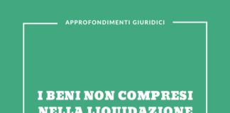 I beni non compresi nella liquidazione giudiziale art 146 ccii