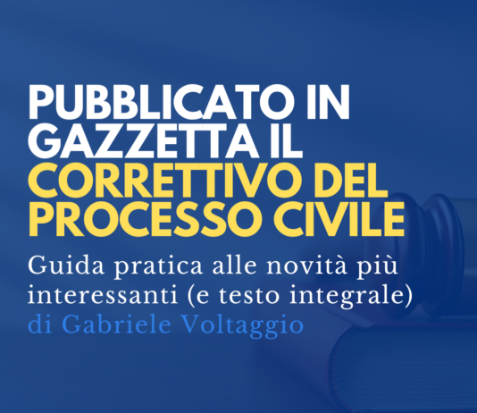 correttivo processo civile riforma cartabia