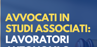 avvocati in studi associati lavoratori subordinati o autonomi