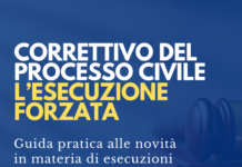 correttivo processo civile esecuzione forzata