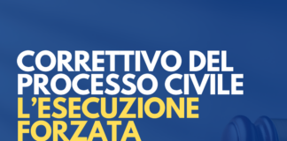 correttivo processo civile esecuzione forzata