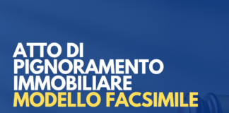 atto di pignoramento immobiliare correttivo riforma cartabia modello facsimile