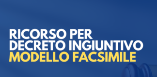 ricorso per decreto ingiuntivo correttivo riforma cartabia modello facsimile