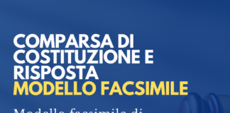 Comparsa di costituzione e risposta con eccezione di incompetenza per territorio Correttivo Riforma Cartabia modello facsimile pdf