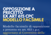Atto di citazione in opposizione a precetto ex art 615 cpc Correttivo Riforma Cartabia modello facsimile pdf