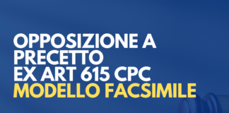 Atto di citazione in opposizione a precetto ex art 615 cpc Correttivo Riforma Cartabia modello facsimile pdf