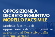 atto di citazione in opposizione a decreto ingiuntivo in tribunale riforma cartabia modello fac simile