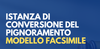 istanza di conversione del pignoramento correttivo riforma cartabia modello facsimile