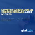 Il divieto di surrogazione del creditore ipotecario sui beni del terzo: analisi critica dell’art. 2856 c.c.