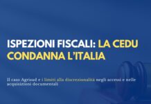 Ispezioni fiscali, la CEDU boccia l’Italia: il caso Agrisud
