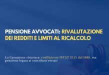 Pensione avvocati e rivalutazione dei redditi, la posizione della Cassazione
