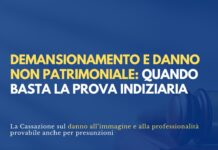 Demansionamento e danno non patrimoniale: quando basta la prova indiziaria