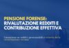 Pensione forense: rivalutazione redditi e criterio dei contributi versati