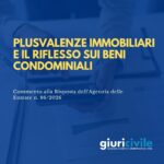 Plusvalenze immobiliari e il riflesso sui beni condominiali – Commento alla Risposta dell’AdE n. 86/2026