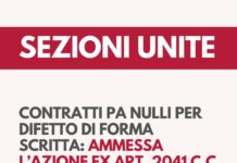 Contratti PA nulli per difetto di forma scritta: le Sezioni Unite ammettono l’azione ex art. 2041 c.c.