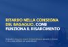 Ritardo nella consegna del bagaglio, come funziona il risarcimento