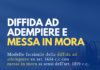 diffida ad adempiere e messa in mora modello fac-simile pdf
