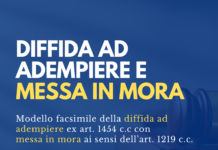 diffida ad adempiere e messa in mora modello fac-simile pdf