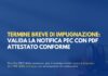 Termine breve di impugnazione: valida la notifica PEC con PDF attestato conforme
