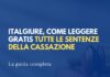 Italgiure: come leggere gratis tutte le sentenze di Cassazione. La guida completa
