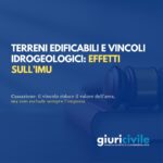 Terreni edificabili e vincoli idrogeologici: effetti sull’IMU