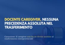 Docente caregiver, nessuna precedenza assoluta nel trasferimento