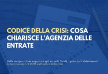 Codice della crisi: cosa chiarisce l’Agenzia delle Entrate
