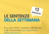 Le sentenze della settimana: rassegna giurisprudenziale del 12 agosto