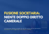 Fusione societaria, niente doppio diritto camerale sulle unità incorporate
